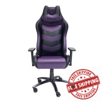 Techni Mobili RTA-TS61-PPL-BK Techni Sport TS-61 Ergonomic High Back Racer Style Video Gaming Chair, Purple/Black